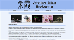 Desktop Screenshot of eika-ikebana.fr